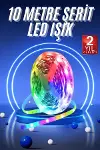 RGB Neon Şerit Led Lamba 10 Metre İç Mekan Tasarımına Uygun-2