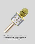 Bluetooth Karaoke Mikrofon Şarjlı Uzun Pil Ömürlü Çok Fonksiyonlu-3