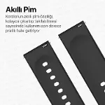 22mm ile Uyumlu Saatler için Çift Renkli Şerit Model 46mm Silikon Kordon HUAWEI Watch (GT6 Pro/GT6/G-7