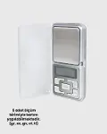 Mavi Işıklı LCD Ekranlı Hassas Tartı Terazisi-4