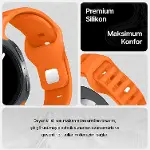 Samsung Galaxy Watch 9/8 (40mm/44mm) ve Watch 8 Classic (46mm) ile Uyumlu Konforlu ve Yumuşak Rugged-3