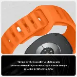 Samsung Galaxy Watch 9/8 (40mm/44mm) ve Watch 8 Classic (46mm) ile Uyumlu Konforlu ve Yumuşak Rugged-4