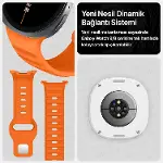 Samsung Galaxy Watch 9/8 (40mm/44mm) ve Watch 8 Classic (46mm) ile Uyumlu Konforlu ve Yumuşak Rugged-5