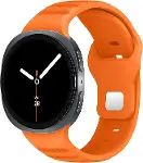 Samsung Galaxy Watch 9/8 (40mm/44mm) ve Watch 8 Classic (46mm) ile Uyumlu Konforlu ve Yumuşak Rugged-1