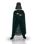 Çocuk Boy Yıldız Savaşları Star Wars Darth Vadet Maskesi ve 90 cm Pelerin Seti Siyah-4