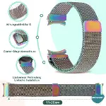 Samsung Galaxy Watch 6 Classic 47mm için Kordon Milano Loop Çok Renkli [Galaxy Watch 6 Classic 47mm-1