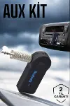 Tüm Araçlara Uyumlu Aux Car Bluetooth Kablosuz Araç Bağlantı Kiti-1