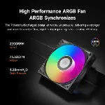 RT720 TC ARGB BK CPU Hava Soğutucu, 7 Isı Borusu, Çift 120mm PWM Fan, AMD AM4/AM5 & Intel LGA1700/18-4