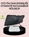 UV Korumalı Şemsiye Tipi Oto Güneşliği - Geniş Araç Uyumu-1