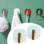 2li Yapışkanlı Retro Askılık Dolap Kapak Kulpu Beyaz-1