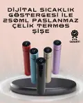 250ml LED Ekranlı Paslanmaz Çelik Akıllı Termos-1