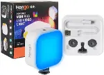 HR-PH002 RGB Mini LED Video Işığı Type-C Şarjlı Ekranlı 2000mAh-3