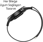 Travel Loop 20mm Kumaş Kordon Samsung Galaxy Watch FE/7/6/5/4 Serisi İçin (40mm/44mm) Terletmeyen Ra-2