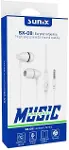 SX08 Kulakiçi 3.5 mm Kulaklık Beyaz-2