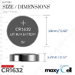 CR1632 Lityum Madeni Para Hücresi Pil 3V Saatler, Anahtarlıklar, Oyuncaklar, Hesap Makineleri, Tıbbi-8
