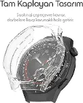 Huawei Watch GT5 Pro 46mm için 360° Kasa Koruyucu Yumuşak TPU Kılıf Dokunmatiği ve Netliği Etkilemey-3
