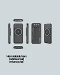 22.5W Hızlı + 15W Kablosuz Şarj – Akıllı Powerbank ile Her An Enerji-2