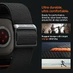 Apple Watch 49mm Ultra 3/2/1 ile Uyumlu Kılıf & Kordon Kayış Lite Fit Pro Matte Black - ACS07104-5