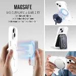 iPhone için Kılıf Kamera Korumalı Magsafe Wireless Şarj Özellikli Şeffaf Renkli Kılıf (iPhone 13/14-5
