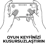 Wasp Mobil Oyun Parmaklığı | PUBG, Free Fire, Mobile Legends ile Uyumlu Terletmez Oyuncu Parmak Kılı-2