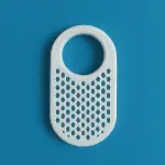 Arı Peteği Desenli Smart Tag 2 Kılıf Sert Dayanıklı SmartTag2 ile Uyumlu Plastik Koruyucu (Kırmızı)-4