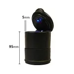 Led Işıklı Araç Içi Kapaklı Sigara Küllüğü Oto Bardaklık Uyumlu (4745)-5