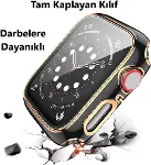 [Watch 8 7 45MM] Watch 8 7 45MM Watch Kasa Rose Ekran Koruyucu Kırılmaz Cam ve Tam Kaplayan Watch Ka-2