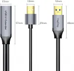 USB 3.0 Uzatma Kablosu Sinyal Güçlendirici Extender Destekli USB-A Uzatıcı Kablo 10 Metre-6
