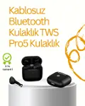 TWS Pro 5 Bluetooth Kulaklık – Gelişmiş Ses Teknolojisi ve Uzun Batarya Ömrü-1