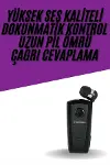 Yaka Kulaklığı Andorid Tüm Cep Telefonlarına Uyumlu Mikrofonlu Titreşimli Makaralı-1
