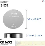 5 adet CR1632(DL1632) 3V Düğme Pil (Akıllı ev aletleri,araba anahtarları,terazi,uzaktan kumanda,bilg-5