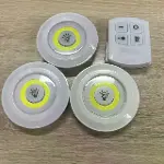 Uzaktan Kumandalı Yapışkanlı 3'lü Led Spot Lamba-5