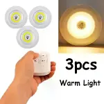 Uzaktan Kumandalı Yapışkanlı 3'lü Led Spot Lamba-1
