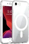 iPhone 7/8/SE 2020/SE 2022 Uyumlu Kamera Korumalı Magsafe Wireless Şarj Özellikli Kristal Berraklıkt-7