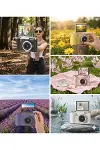 4k Dijital Retro Video Kamera 48mp 18x Zoom Flaşlı (32gb) Kart Dijital Vlog Fotoğraf Makinesi Türkçe-4