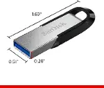 Ultra Flair 128 GB USB 3.0 Flash Bellek - SDCZ73-128G-G46, Gümüş-1