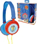 Paw Patrol Chase Marshall Stereo Kulaklık, Sınırlı Ses Gücü, Katlanabilir ve Ayarlanabilir, Mavi/Kır-1