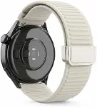 zhoppy 22mm Silikon Kordon Magnet Tokalı Huawei İle Uyumlu Xiaomi & Amazfit İle Uyumlu samsung ile u-2