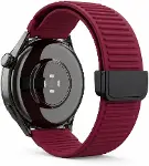 zhoppy 22mm Silikon Kordon Magnet Tokalı Huawei İle Uyumlu Xiaomi & Amazfit İle Uyumlu samsung ile u-6