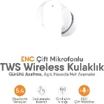 Elegant Pro Bluetooth Kulaklık – ENC Teknolojili - Net Ses ve Üstün Performans-2