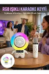 Karaoke Özellikli Astronot Bluetooth Hoparlör Kablosuz Mikrofonlu-1