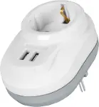 Tekli Akım Korumalı Priz 2'li USB Hızlı Şarj-4
