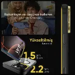 iPhone 16 Pro için SUPER-CRYSTAL Magsafe ile Uyumlu Kılıf Arkası Kristal Berraklığında Cam Görünüm K-5
