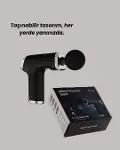 Mini Masaj Tabancası 4 Başlık 6 Hız Ayarlı-3