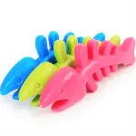 Balık Kemiği İskelet Şekilli Renkli Plastik Kedi Oyuncağı-3