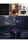 Gang Headset Kablosuz Bluetooth 40MM Sürücülü krofonlu Oyuncu Kulaklığı-1