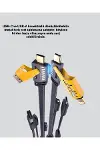 Örgülü Tasarım 4’ü 1 Arada USB-C Lightning Hızlı Şarj Kablosu-2