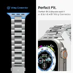 Modern Fit 316L Apple Watch Ultra2/Apple Watch Ultra 49 mm, Seri 9/8/SE2/7/6/SE/5/4/3/2/1 45 mm/44 m-7