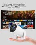 3D Oyun Destekli Kablosuz Ev Sinema Projeksiyon Cihazı-4