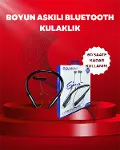 Polygold PG-100 Bluetooth 5.0 Boyun Bantlı Kulaklık – 50 Saat Konuşma Süresi, Type-C Şarj-2